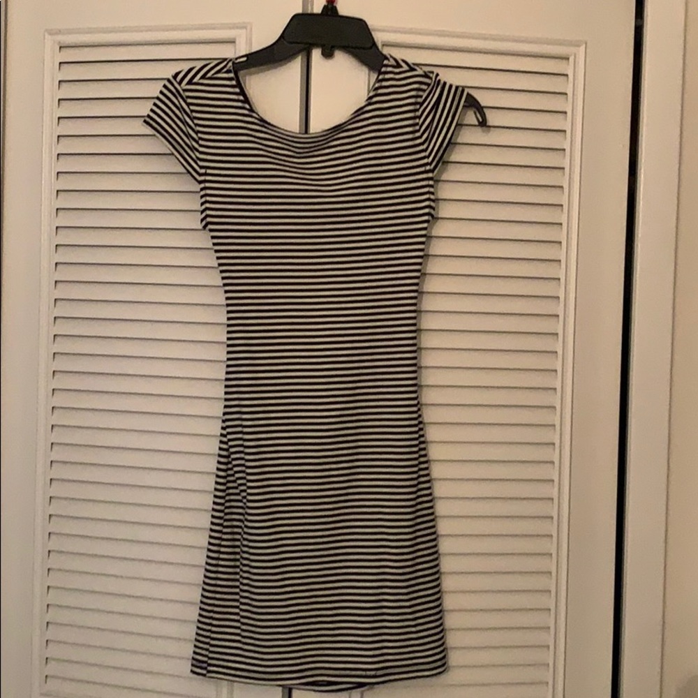 Stylish Cross Back Mini Dress